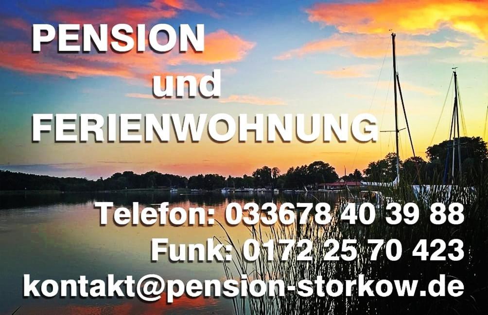 Pension Und Ferienwohnung Walther App. 2 Storkow  Dış mekan fotoğraf